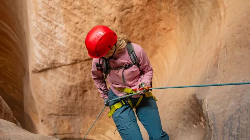 Full day canyoneering in Utah slot canyons